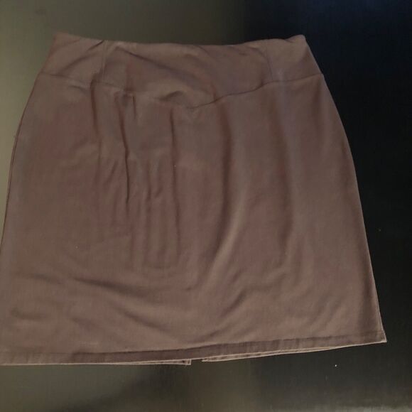 Women‎ With Control by Renee Greenstein Size 2XP Chocolate Brown Pencil Skirt - Picture 1 of 4